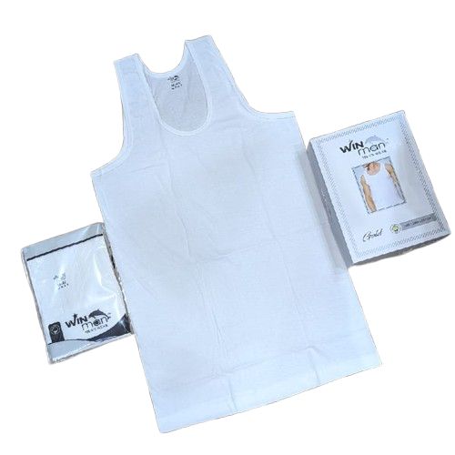 WIN MAN, Cotton Vest  – Sleeveless 
